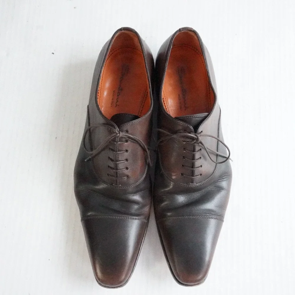 Santoni cap toe